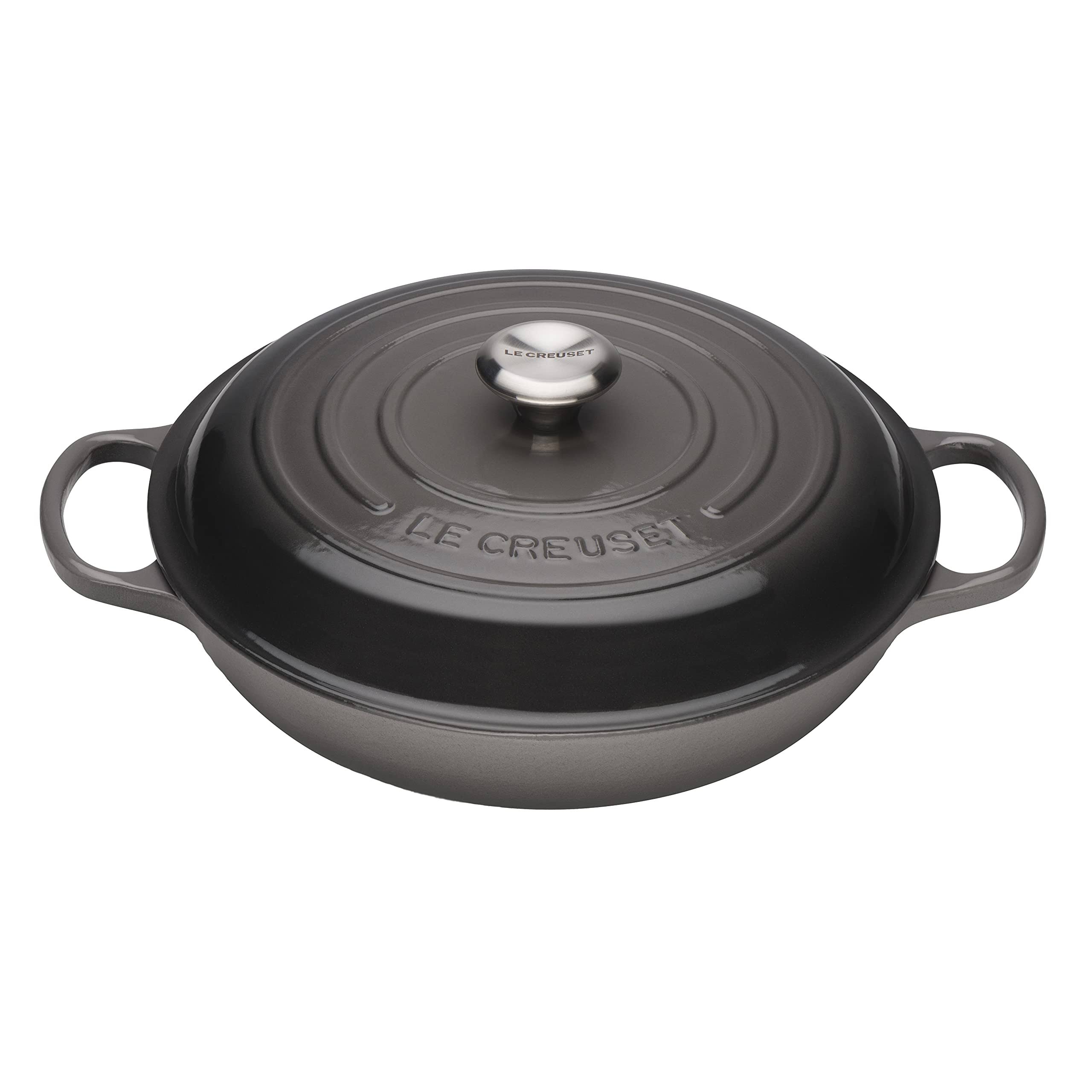 Le Creuset Signature Cast Iron 2.25-Quart Oyster Braiser