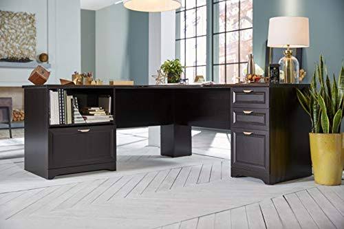Realspace Magellan Performance 71x22W L-Shaped Desk, Espresso