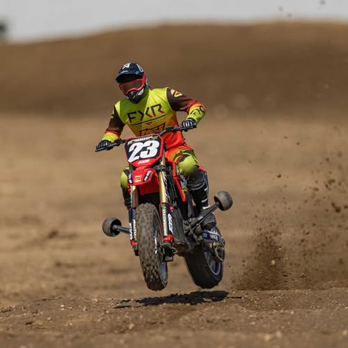 Losi RC Motorcycle Promoto-MX 1/4 Motorcycle Ready-to-Run Battery and Charger Not Included FXR LOS06000T1 Red