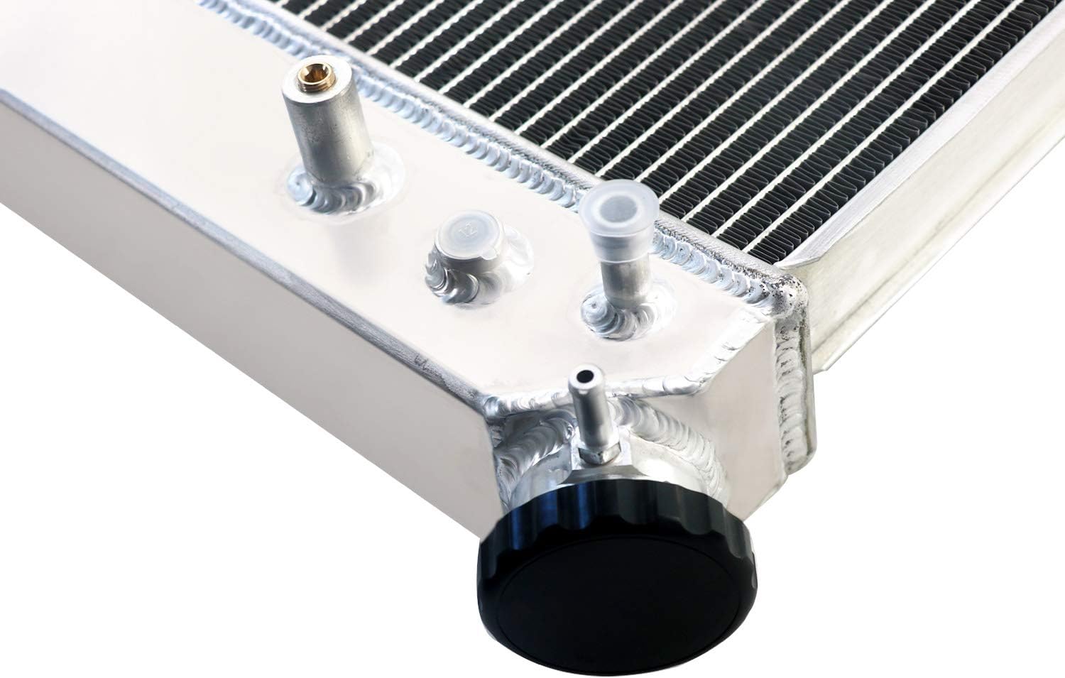 RadRace 4 Row Aluminum Radiator for 1991 1992 1993 Chevy Caprice Buick Roadmaster 91 92 93 Radiators 5.0L 5.7L V8 GAS