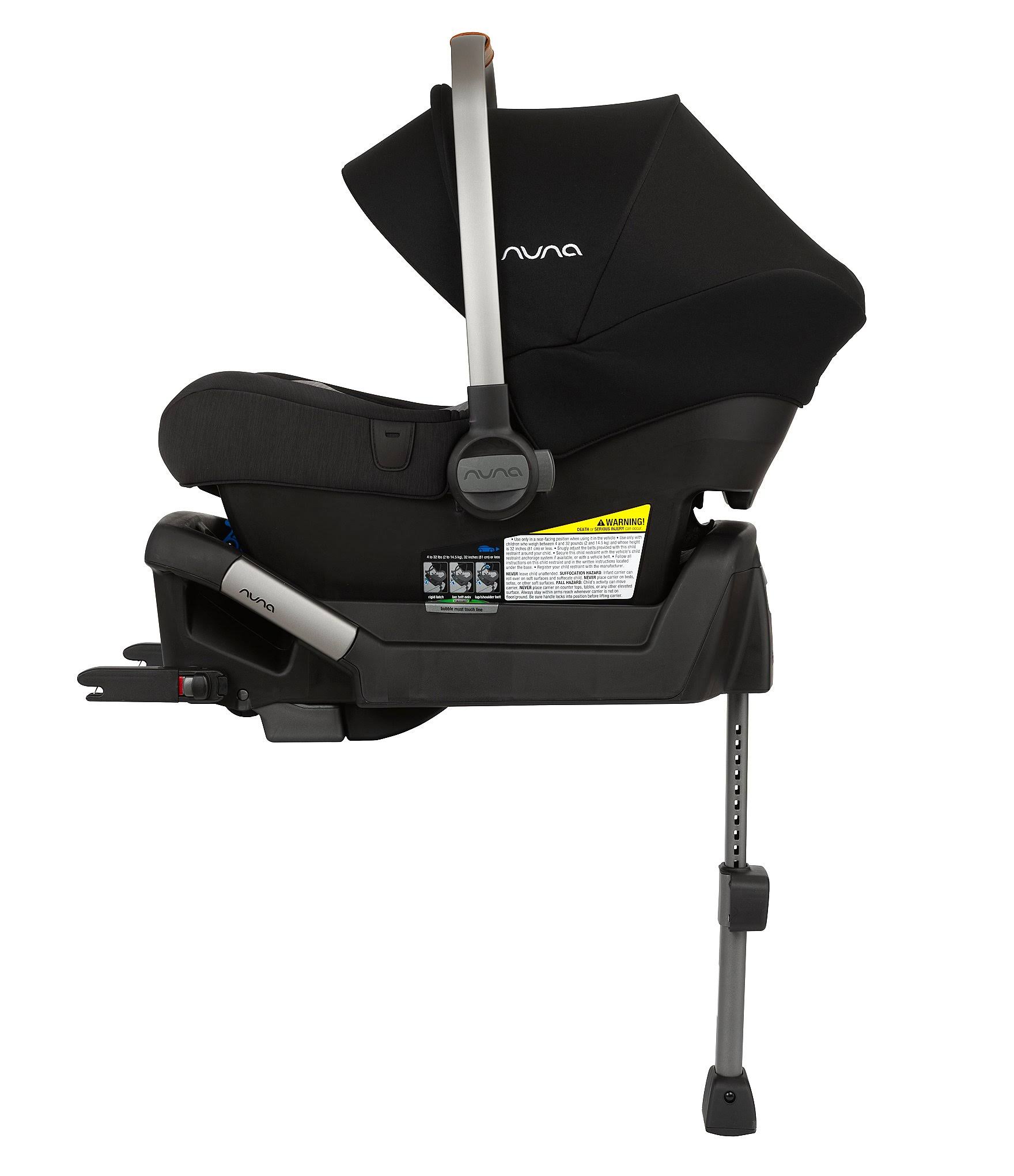 Nuna Pipa Lite Infant Car Seat with Base Caviar