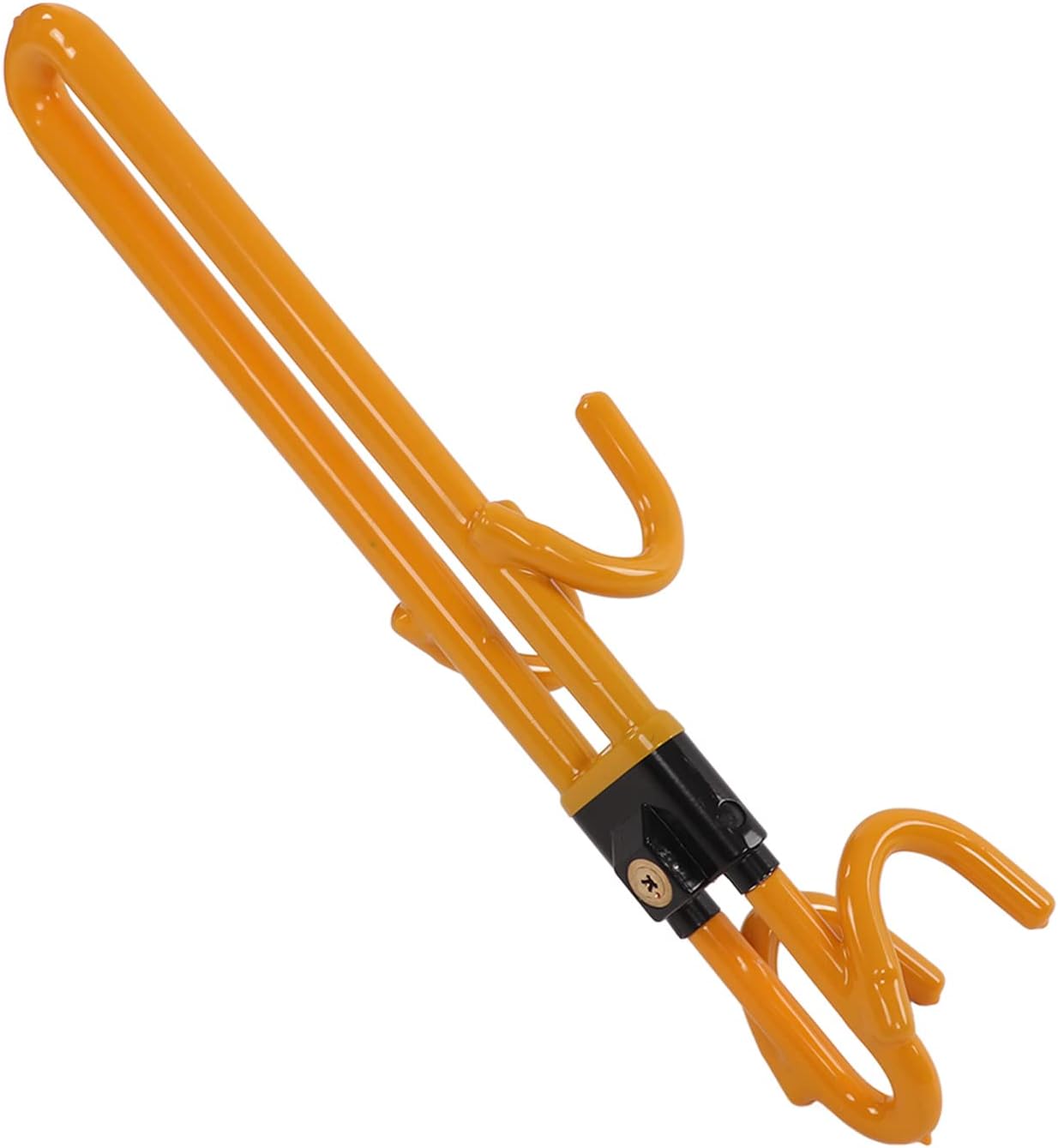Twin Hooks Steering Wheel Lock Antitheft Locking Devices Universal Anti Theft Wheel Lock for Cars Trucks Vans