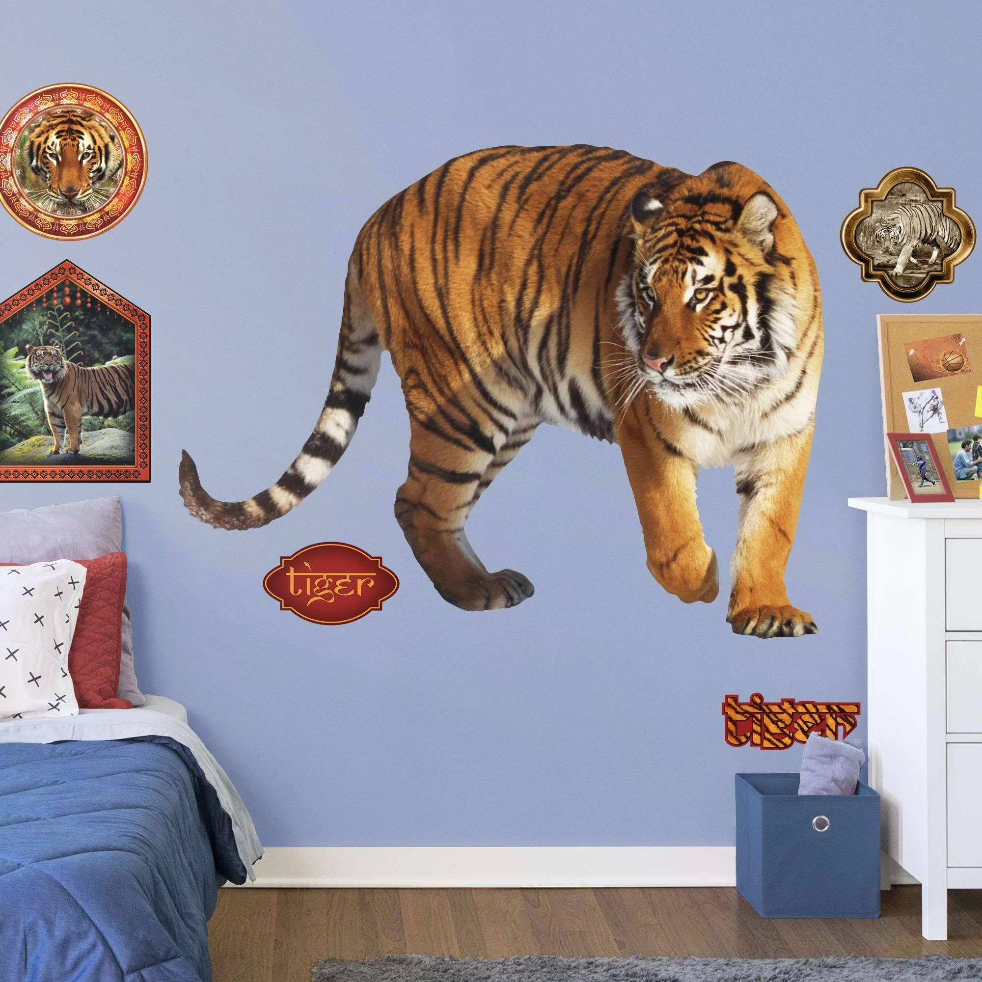 Fathead Tiger - Giant Animal Removable Wall Decal