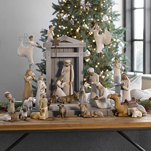 Willow Tree Nativity Premier plus Elevated Angels, 25-piece set