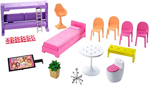 Barbie Dreamhouse Dollhouse with Pool, Slide and Elevator, Plus Lights, Sounds and 70+ Total Accessories, for 3 to 7 Year Olds