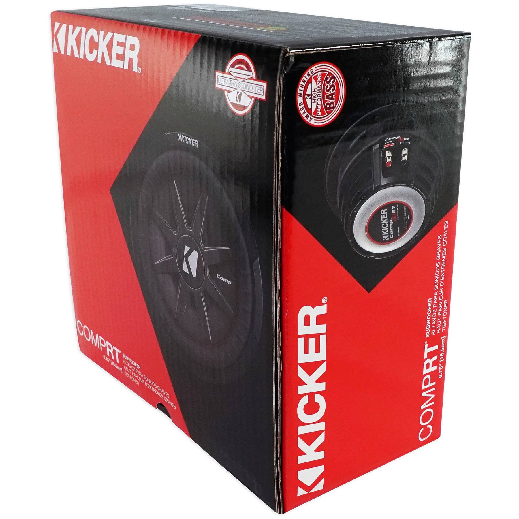 Kicker CompRT 67 Car Subwoofer - 6.75x22