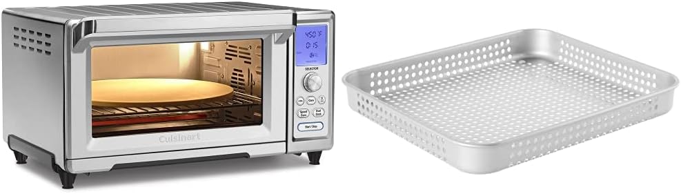 Cuisinart TOB-260N1 Chef's Convection Toaster Oven, 20.87"(L) x 16.93"(W) x 11.42"(H), Stainless Steel