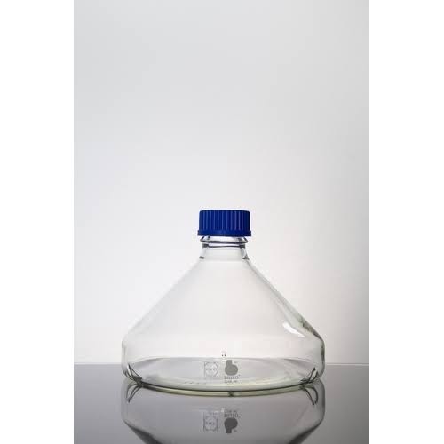 Bellco Glass, 2552-28000, 2800 ml Fernbach Flask with Screw Cap