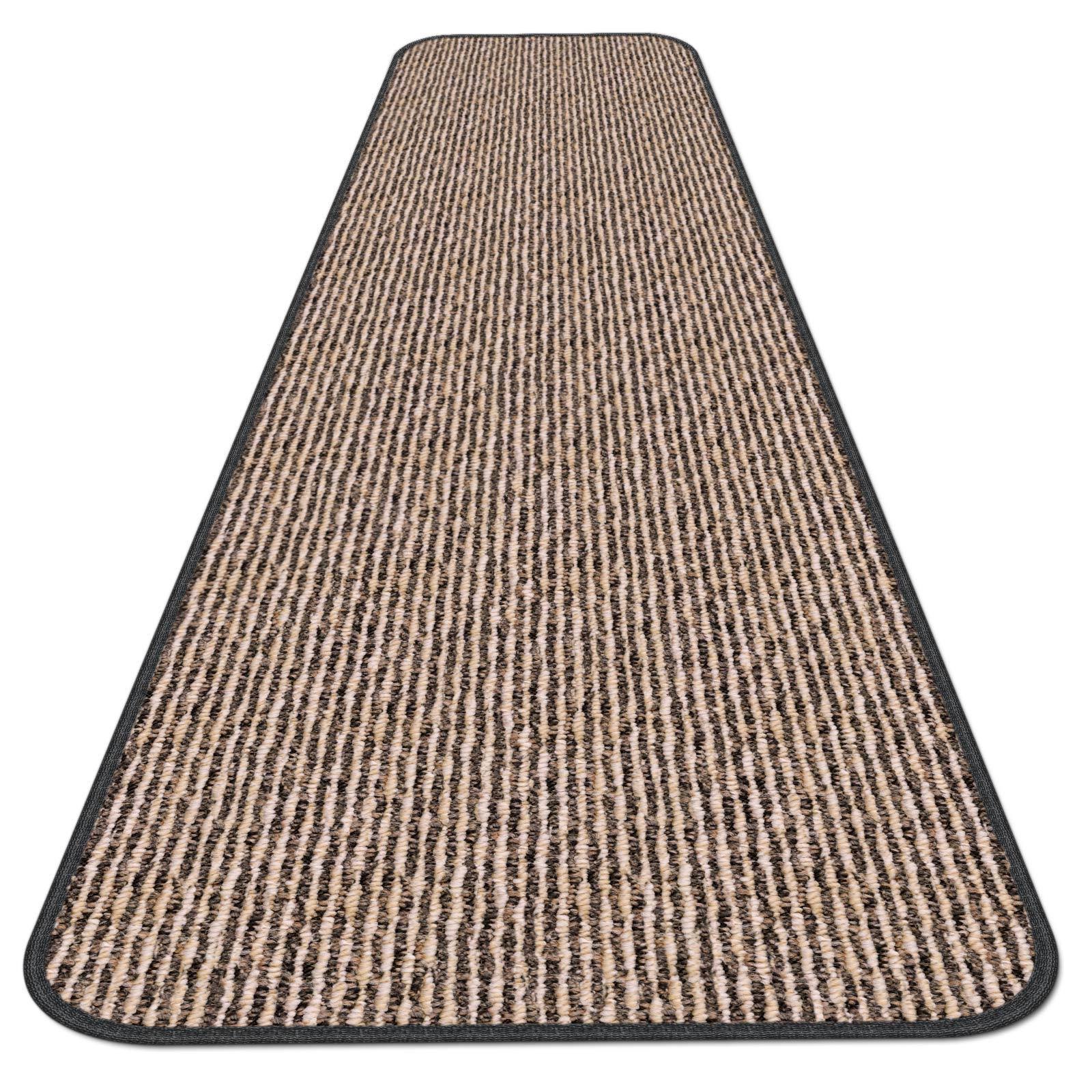 Skid-Resistant Carpet Runner - Black Ripple - 16 ft. x 36 in. - Many Other Sizes to Choose from