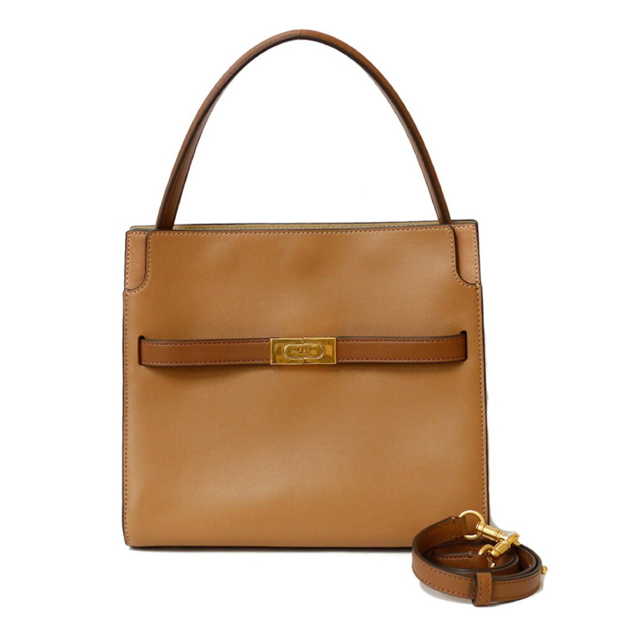 Pre-Owned Tory Burch Shoulder Bag Leather Brown Women's (Good)