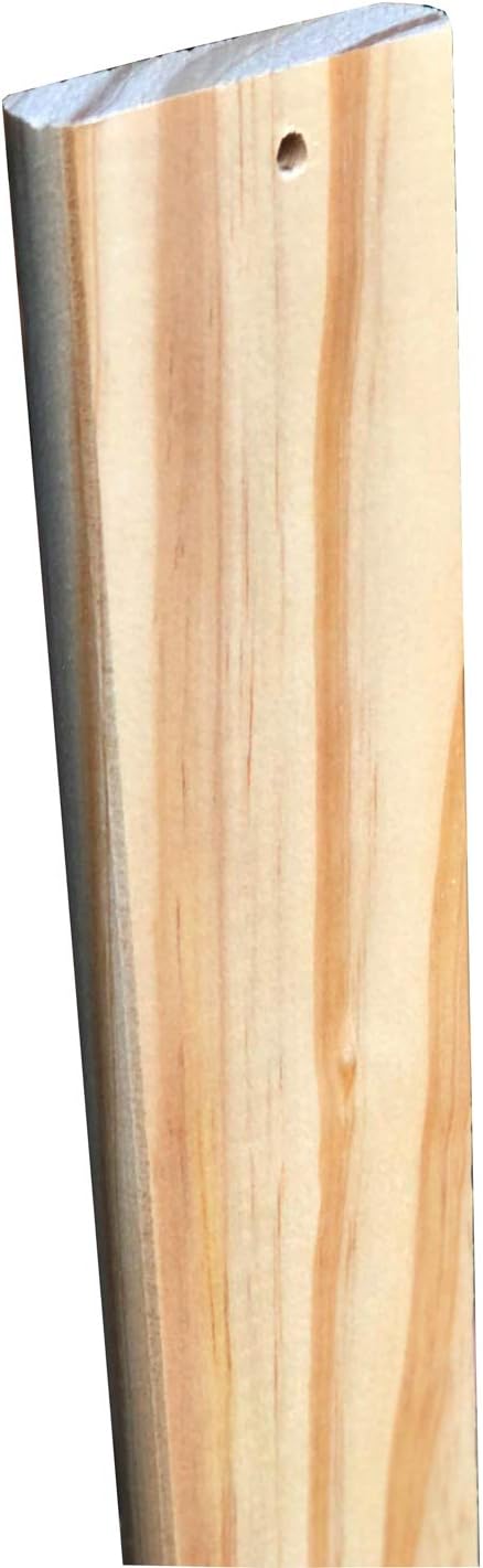 Bed Slats Solid Pine Wood King Size Slats 75.87 inches Long x 2.75 inches Wide Mattress Support Pack of 13 Count Replacement Parts Custom Size Cutting Service (King, 75.87)