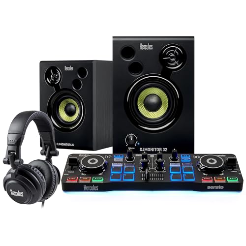Hercules DJ Control Inpulse 300 MK2 Bundle with DJ Laptop Stand, Headphones, and Austin Bazaar Polishing Cloth