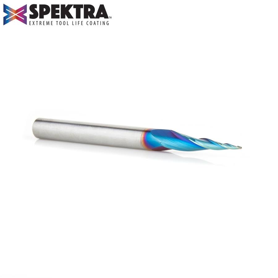 Amana 46280-K CNC Spektra 2D/3D Carving 6.2 Deg Tapered Angle Ball Nose x 1/32 D