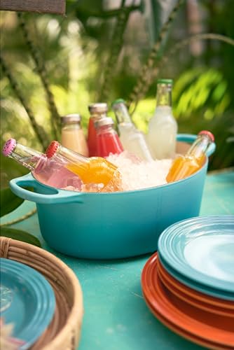 Le Creuset Enameled Cast Iron Signature Oval Dutch Oven, 9.5 qt., Cerise