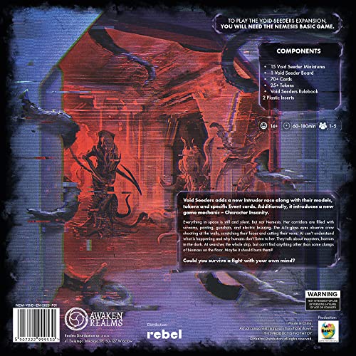 Rebel Nemesis: Cooperative Sci-Fi Horror Strategy Board Game for 1-5 Players