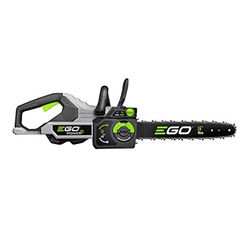 EGO Power+ CS1613 16-Inch 56-Volt Lithium-ion Cordless Chainsaw with 4.0Ah battery and charger included
