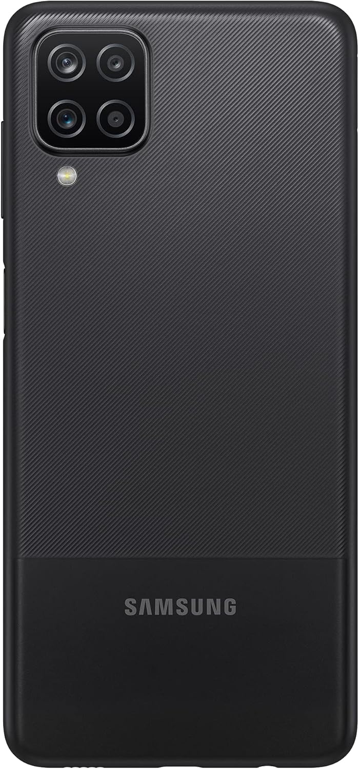 Tracfone Samsung Galaxy A12, 32GB, Black - Prepaid Smartphone (Locked)