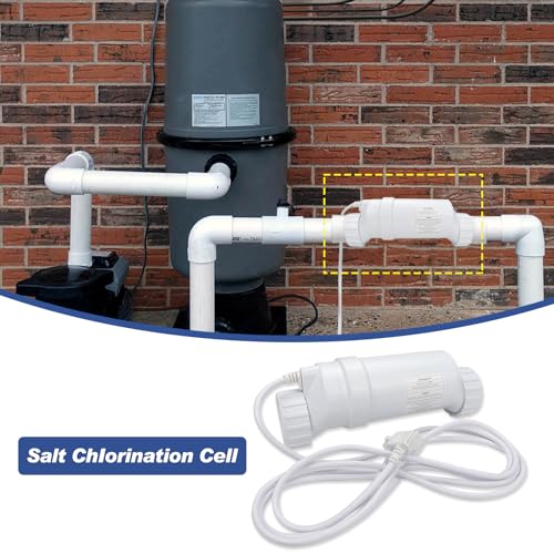 Salt Cell Pool Chlornie Generator Replacement, for Swimming Pools up to 15,000 Gallons, Restore Turbocell Salt Chlorine Production, W3T-Cell-3