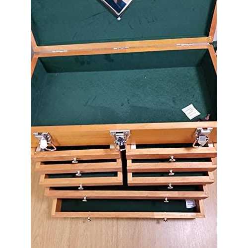 Windsor Design Machinist Eight Drawer Hardwood Toolbox Lockable Chest Secure 62585 - Shop Hardware Tools Online Store