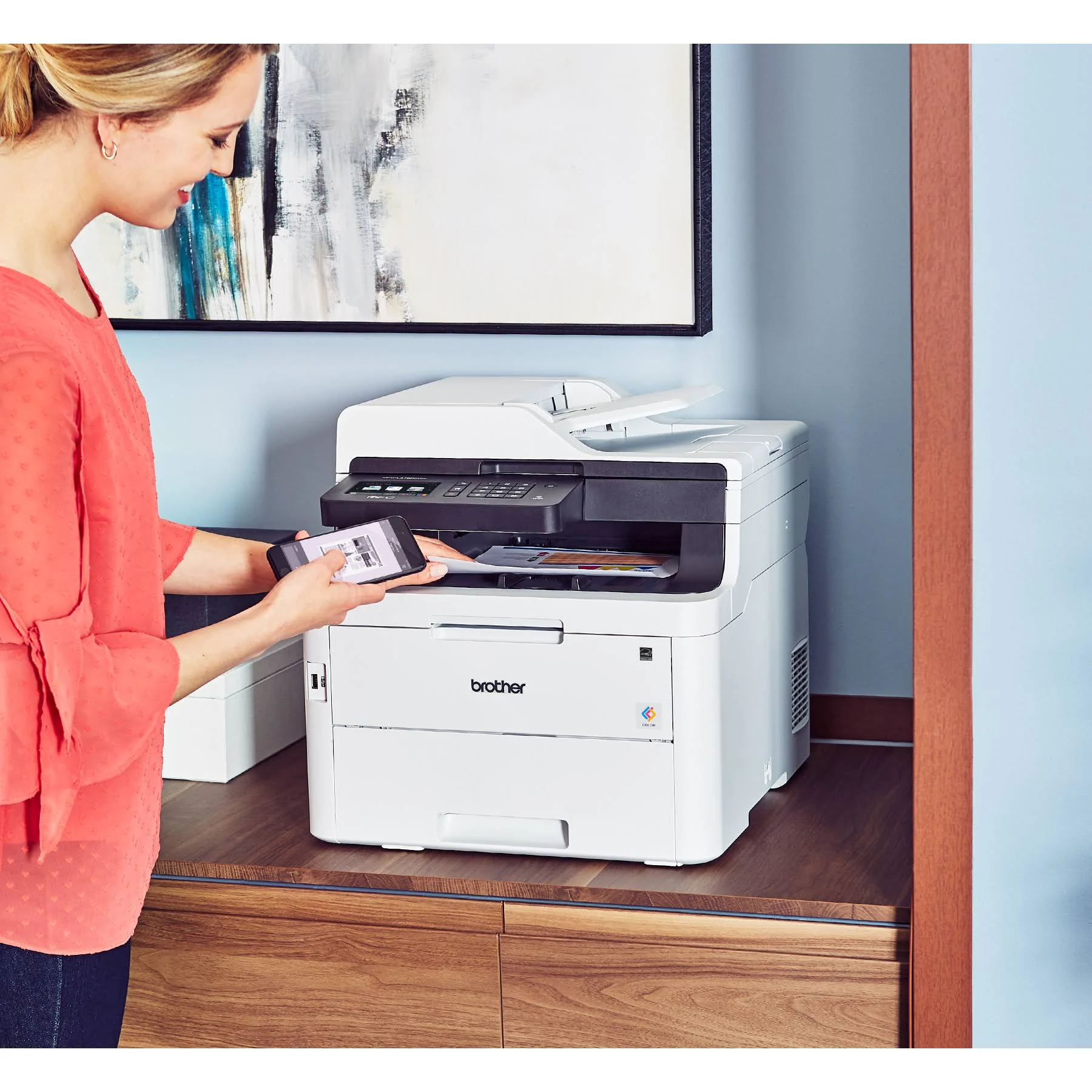 Brother MFC-L3750CDW Wireless Multifunction Color Laser Printer