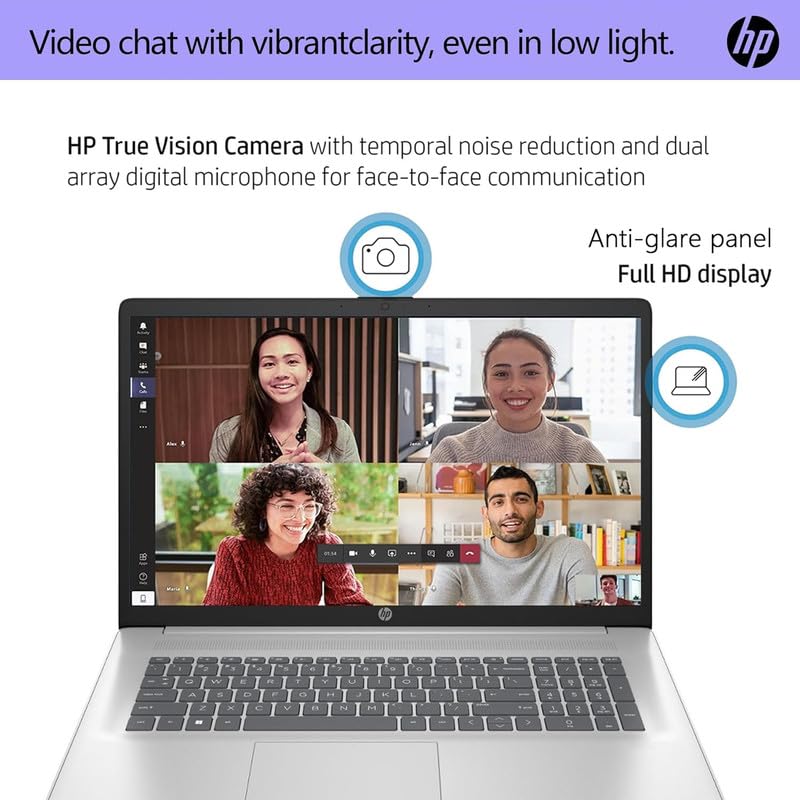 HP 2024 Newest 17 Pavilion Laptop, 17.3'' FHD IPS Anti-Glare Display, 6-Core Intel i3-1215U, 16GB RAM, 1TB SSD, Wi-Fi, Privacy Camera, Fast Charge, Long Battery, Windows 11 Pro +HubxcelAccessory