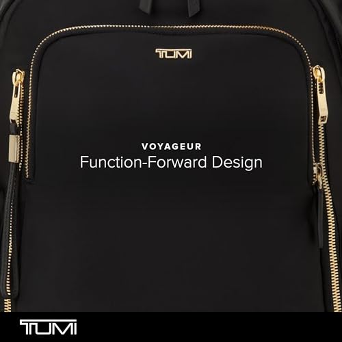 TUMI - Voyageur Celina Backpack - Travel Backpack for Women - For Business, Commute - Holds Up to 16" Laptop - Black & Gunmetal Hardware