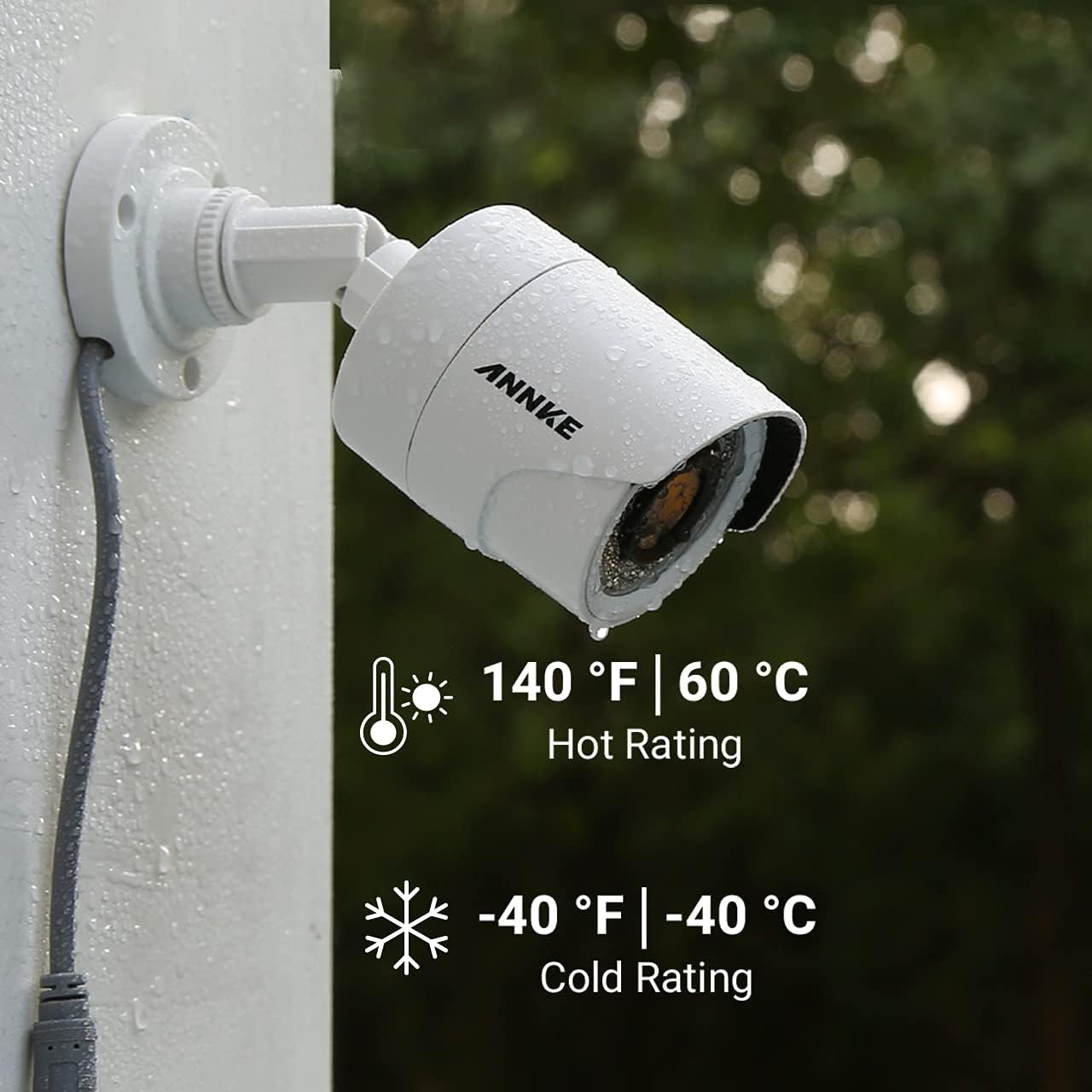 ANNKE 5MP Lite Wired Security Camera System with 1TB Hard Drive, H.265+ 8CH Surveillance DVR and 8 x 1080p HD Weatherproof CCTV Camera, 100 ft Night Vision, Easy Remote Access – E200