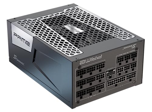 Seasonic Prime TX-1600 | 1600W |80+ Titanium| ATX 3.0 & PCIe 5.0 Ready | Full Modular | ATX Form Factor | Premium Japanese Capacitor | Nvidia RTX 30/40 Super & AMD GPU Compatible (Ref. SSR-1600TR2)