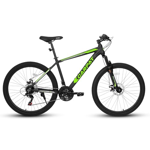 A26322 26-inch Mountain Bike Adult Aluminum Frame Shock Absorbing Front Fork Bike 21-Speed disc Brake Mountain Bike