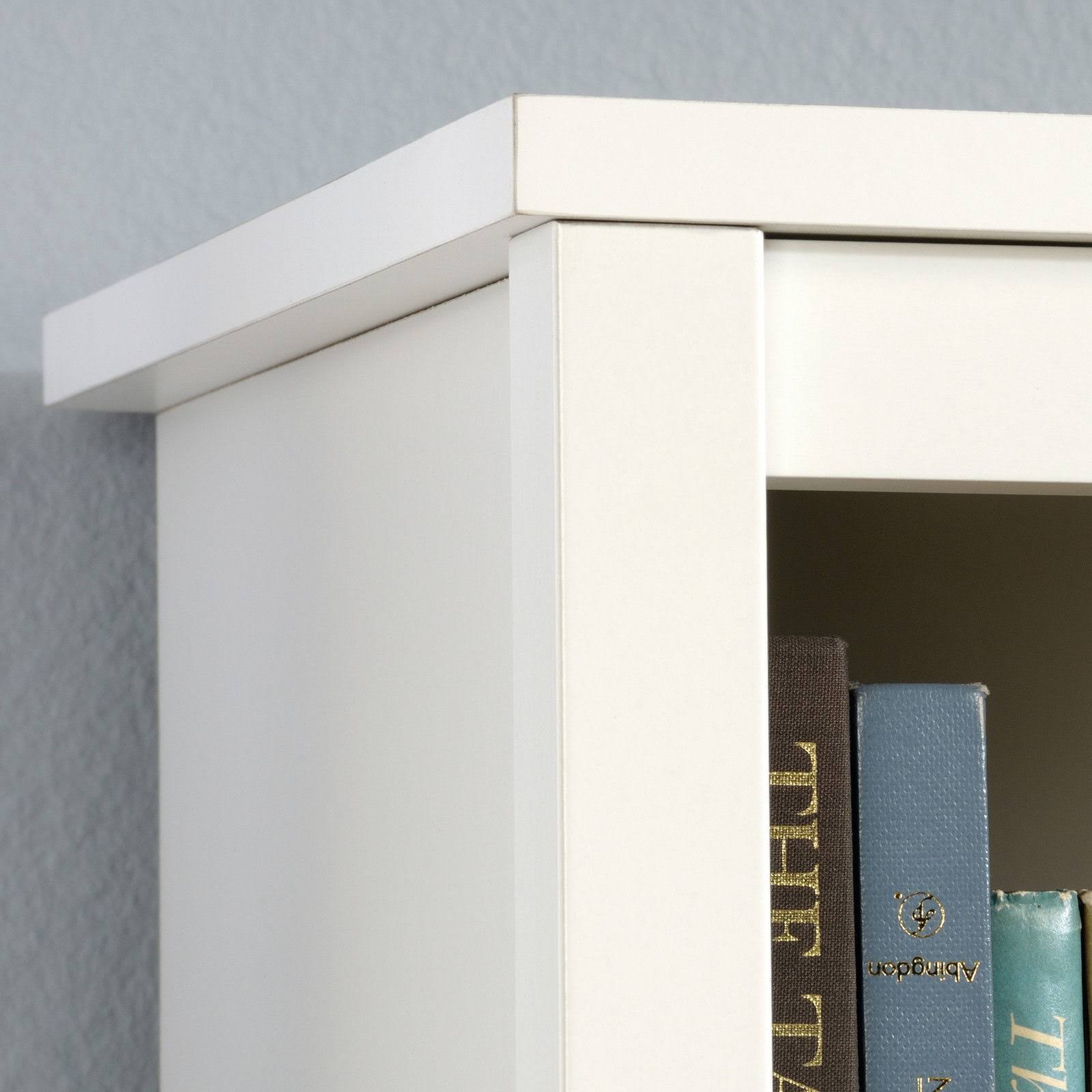 Sauder Cottage Road Library with Doors Soft White