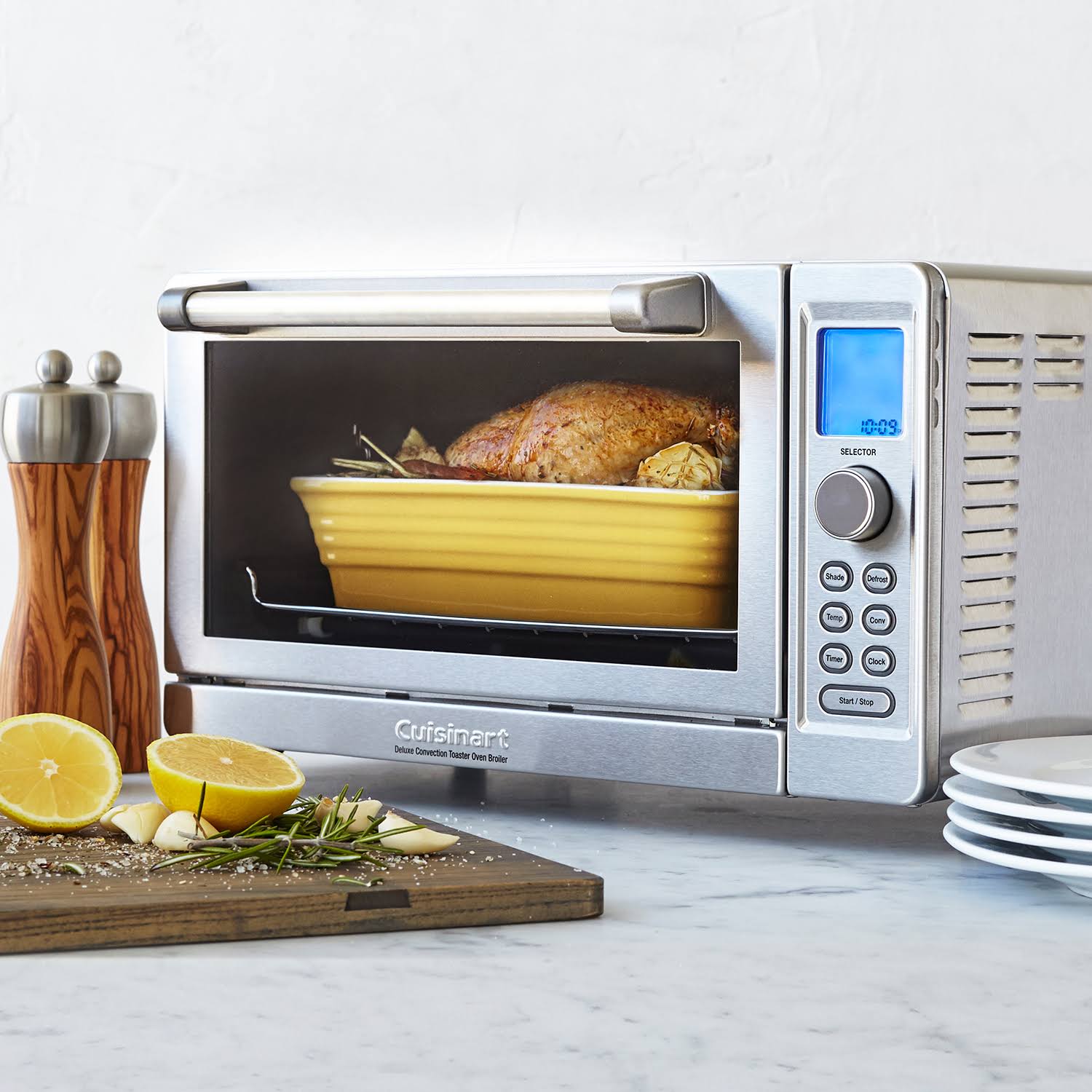 Cuisinart TOB-135N Deluxe Convection Toaster Oven Broiler, Stainless