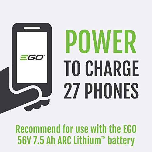 EGO POWER+ Portable Inverter, 400W, Power Inverter Generator, Quiet. Battery and Charger Not Included - PAD5000