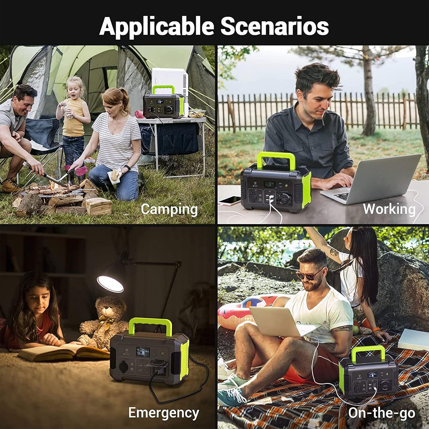 PAXCESS 300W Portable Power Station, 78000mAh Solar Generator Backup Lithium Battery Pack, 110V Pure Sine Wave AC Outlet, QC 3.0 USB-C PD Input/Output ?for Home Emergency Outdoor RV/Van Camping Power