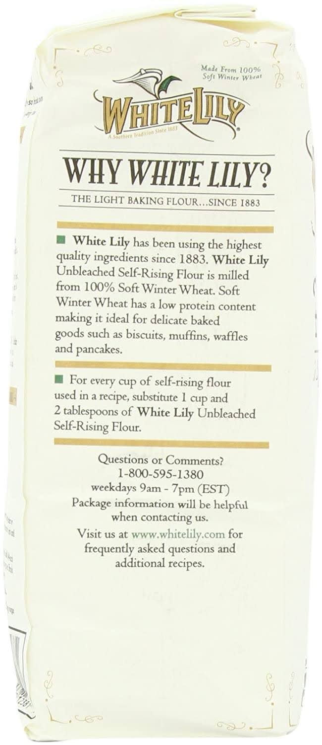 White Lily Unbleached Self-Rising Flour 5lb.