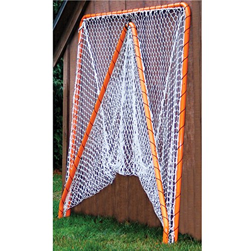 EZGoal Lacrosse Folding Goal, 6 x 6-Feet, Orange