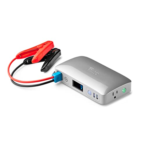 Halo Bolt ACDC Max 55500 mWh - Portable Phone Laptop Charger Car Jump Starter with Outlet, LCD Display, Flood Light and Car Charger
