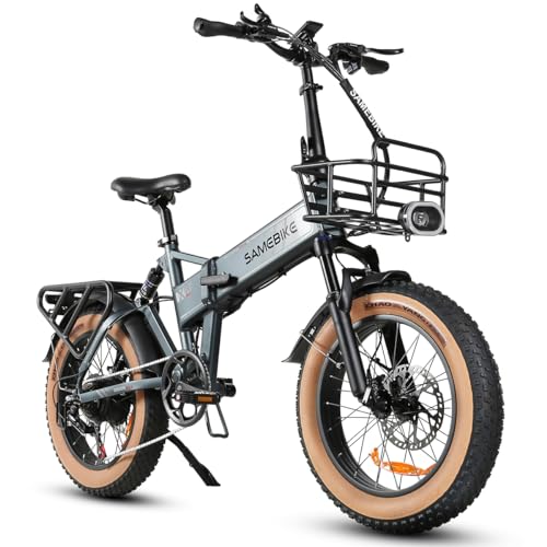 SAMEBIKE Electric Bike for Adults,1000W Electric Fat tire EBike 20 * 4.0 Bicicleta Bike, Adult Electric Bicycle with 48V 15A Removable Battery, 7 Speed Gears Bicycle