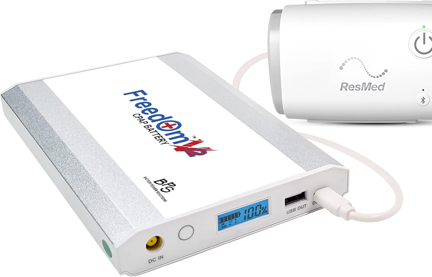 Freedom V2 CPAP Battery - Compatible with The ResMed AirSense 10 Machine for Camping, Air Travel or a Backup Power Supply