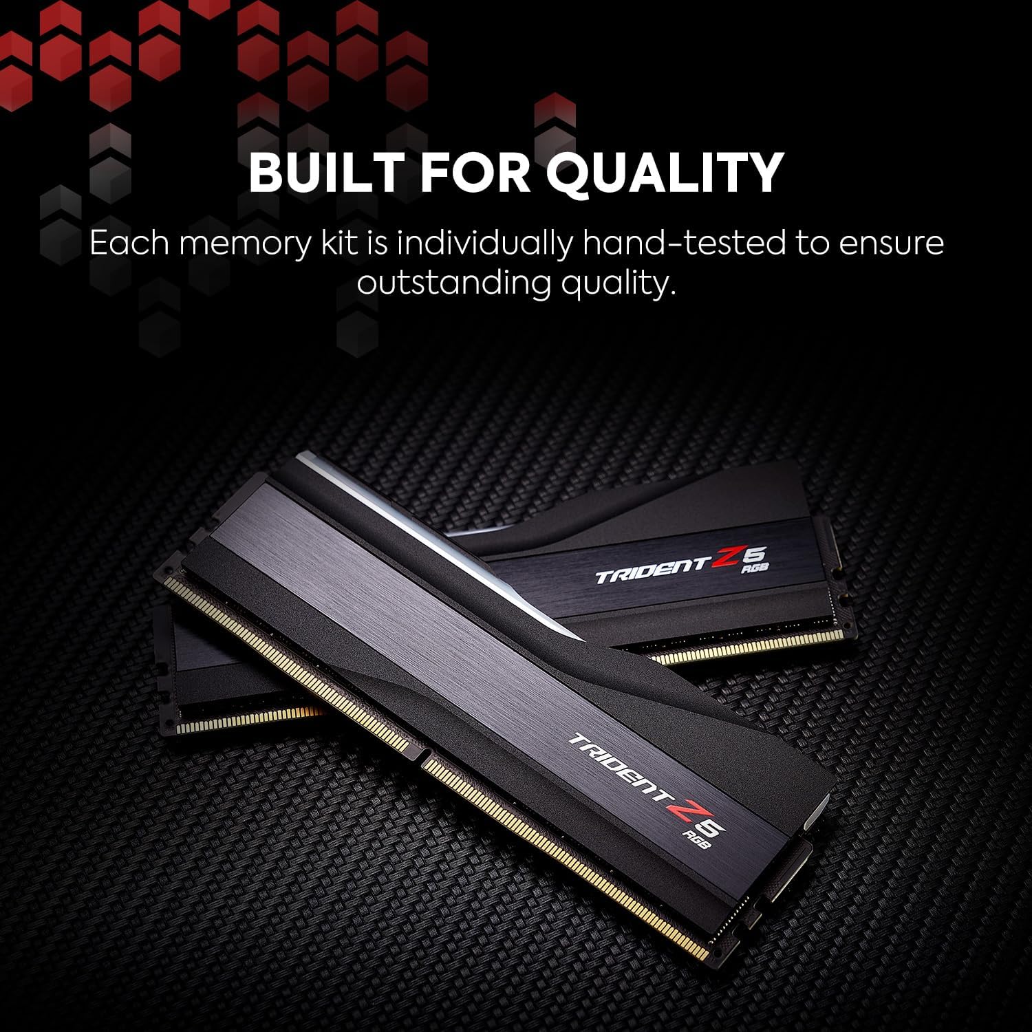 G.SKILL Trident Z5 RGB Series (Intel XMP 3.0) DDR5 RAM 32GB (2x16GB) 5600MT/s CL36-36-36-89 1.20V Desktop Computer Memory UDIMM - Matte Black (F5-5600J3636C16GA2-TZ5RK)
