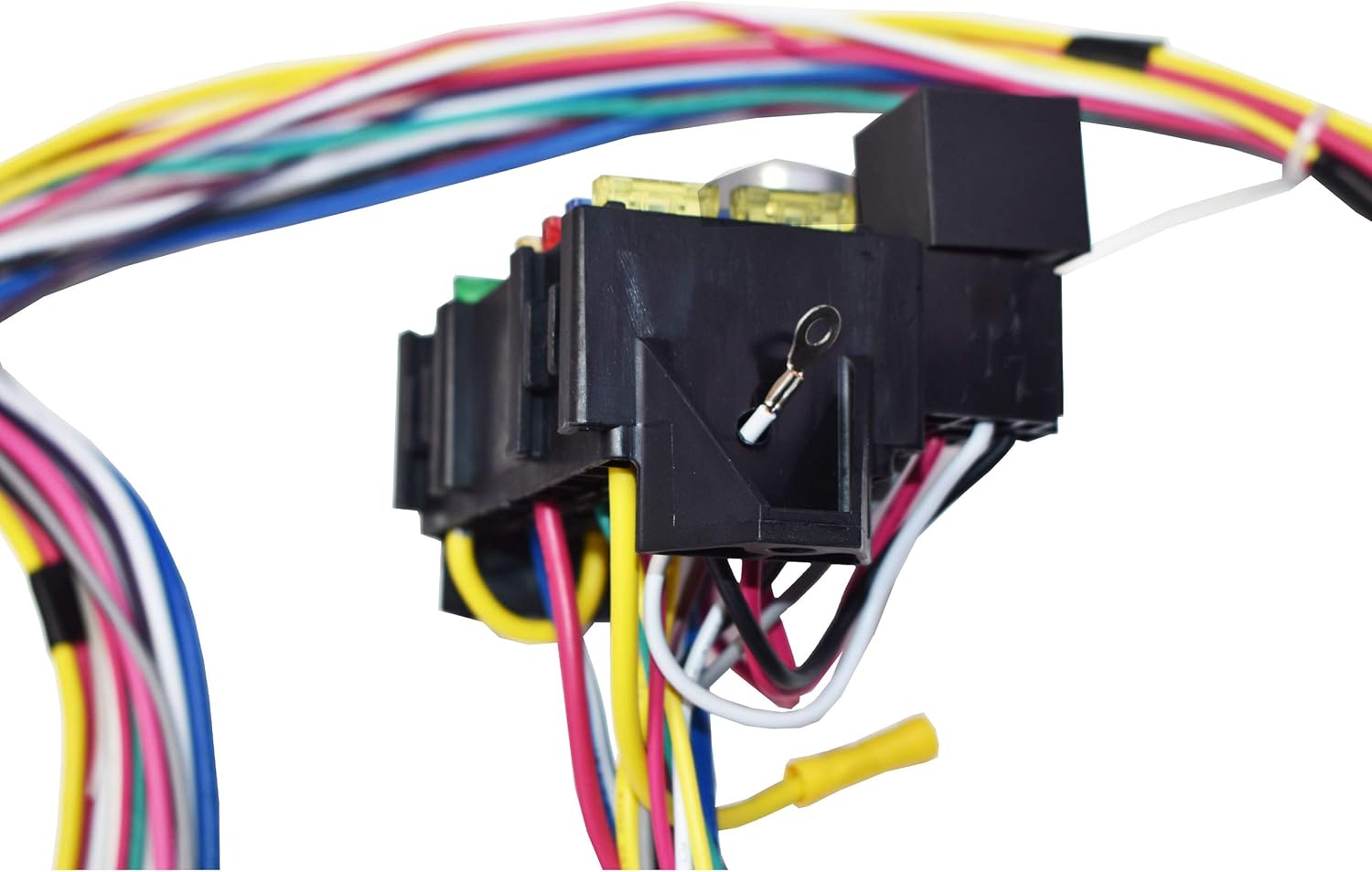 A-Team Performance - 12 Circuit Universal Wire Harness XL Wires - Compatible with Street Rods, Classic Cars, Hot Rods, Car or Truck Project Pack of 2