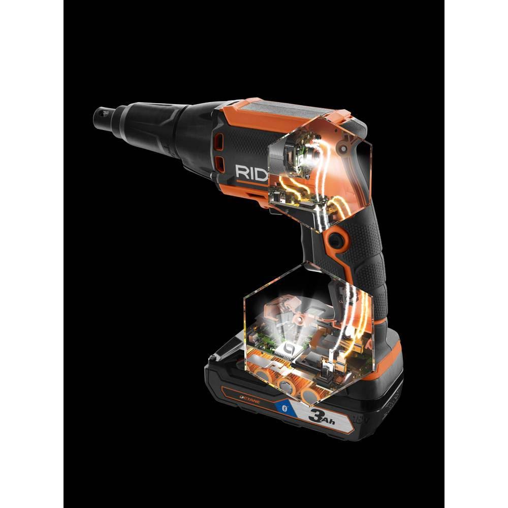 Ridgid Drywall Screwdriver 18 Volt Cordless Brushless Collated Attachment Tool Only
