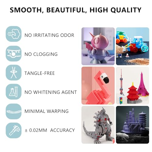 3D Printer for Kids, Beginner 3D Printer with 8 PLA Filament Set, Huge Toy Library & Modify, Wi-Fi & App Control, Create STEM Toys, High Precision, W/ 15+ Mini 3D Design Module, X-Maker Joy