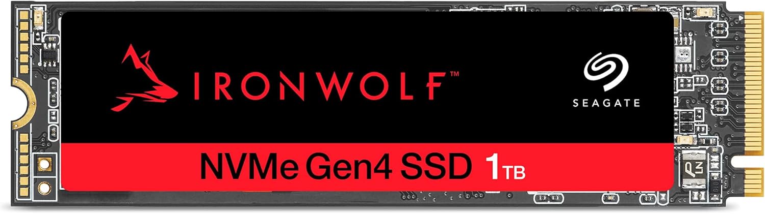 Seagate IronWolf 4TB NAS Internal Hard Drive HDD – CMR 3.5 Inch SATA 6Gb/s 5900 RPM 64MB Cache for RAID Network Attached Storage – Frustration Free Packaging (ST4000VN008) Pack of 2