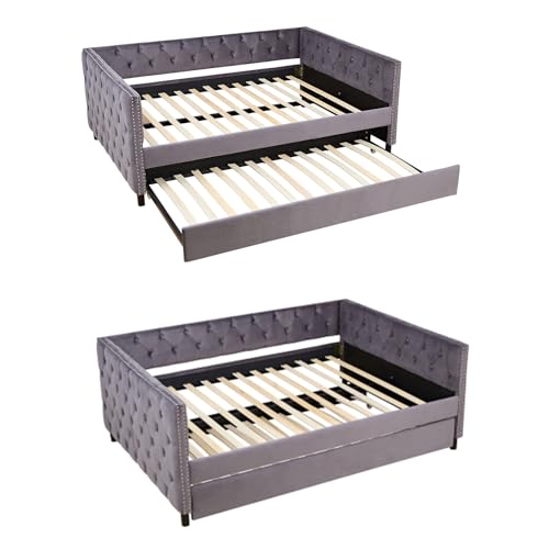 Convertible Sofa Bed 2-in-1 Pull Out Sofa Bed Velvet Sleeper Sofa Bed 1-Seater Comfy Convertible Sofa Sleeper for Living Room and Small Spaces,Beige,One Size