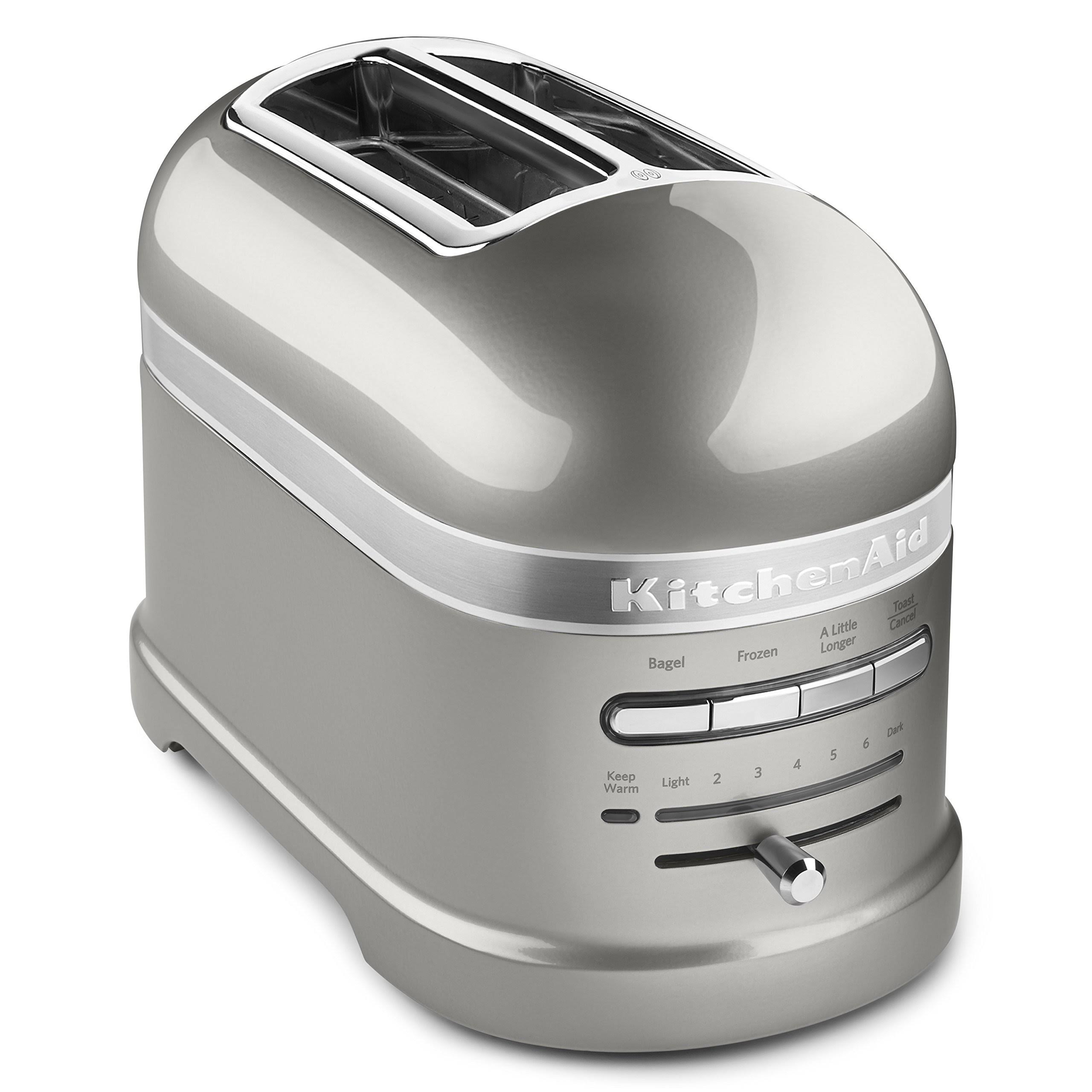 KitchenAid Pro Line 2-Slice Automatic Toaster - Sugar Pearl Silver (Color: Black)