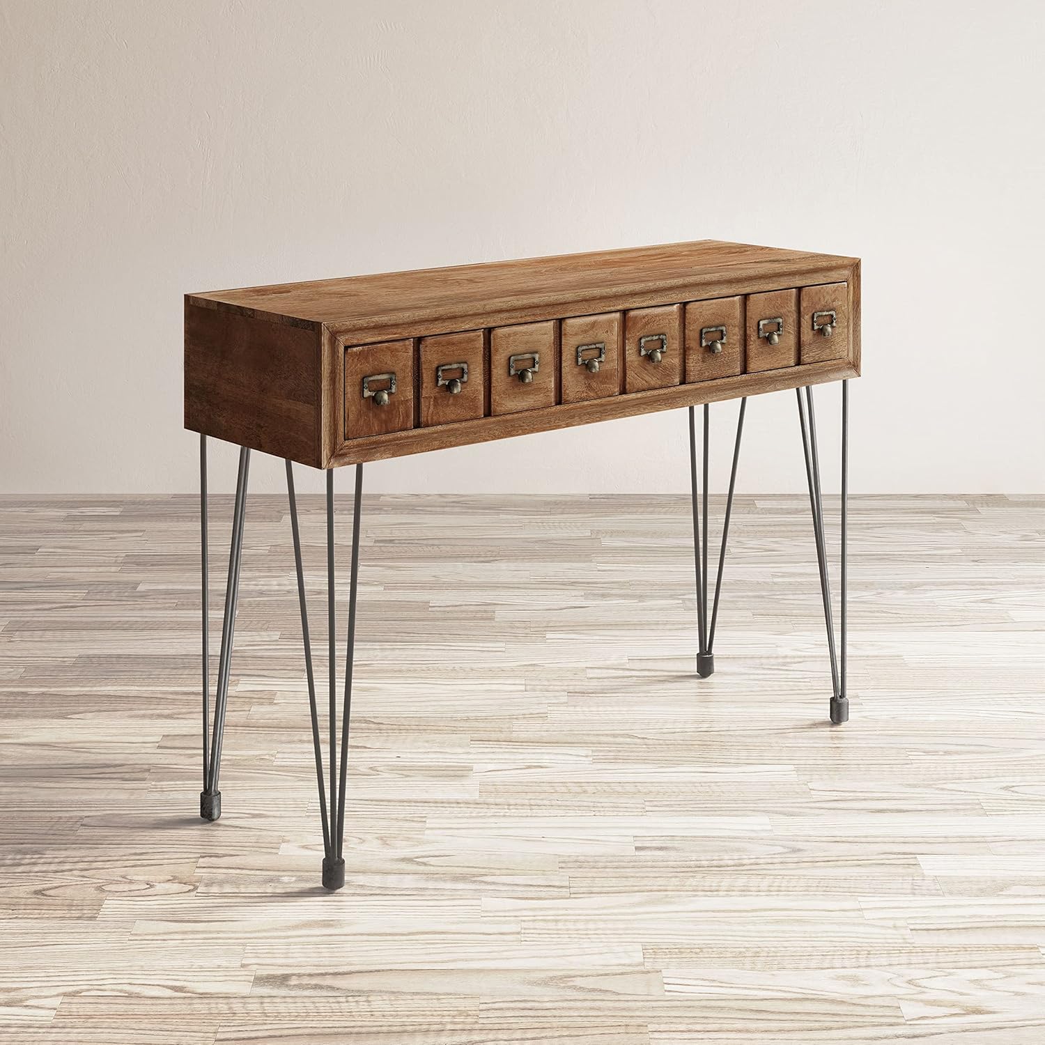 Jofran Inc. American Vintage Solid Wood Console Table with Apothecary Drawers