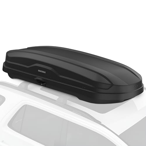Yakima Roof Cargo Carrier, Vehicle Rooftop Hard Shell Travel Storage Box with SKS Lock, SkyBox NX XL, 18 Cubic Feet, Black