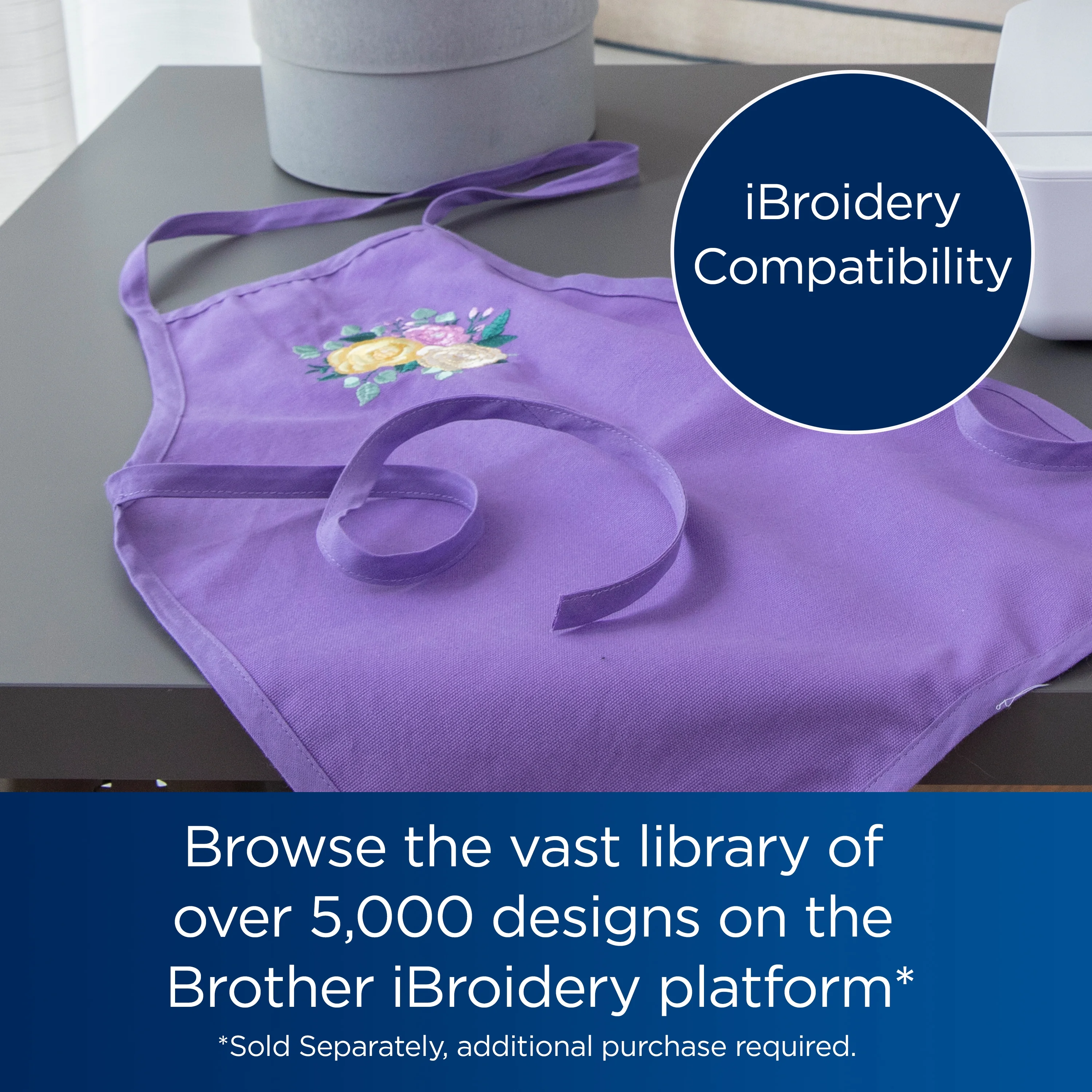 Brother PE900 Embroidery Machine with Built-in Embroidery Designs and Wireless Connectivity