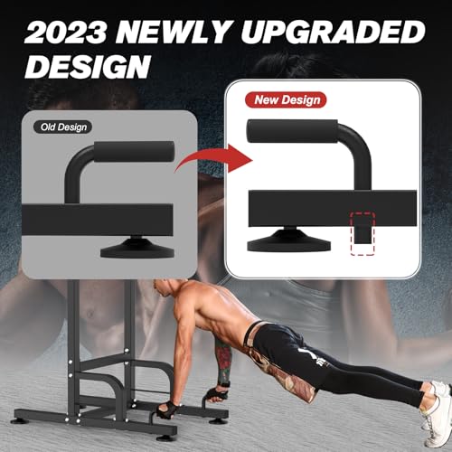 RELIFE REBUILD YOUR LIFE Power Tower Pull Up Bar Station Workout Dip Station for Home Gym Strength Training Fitness Equipment Newer Version,450LBS.