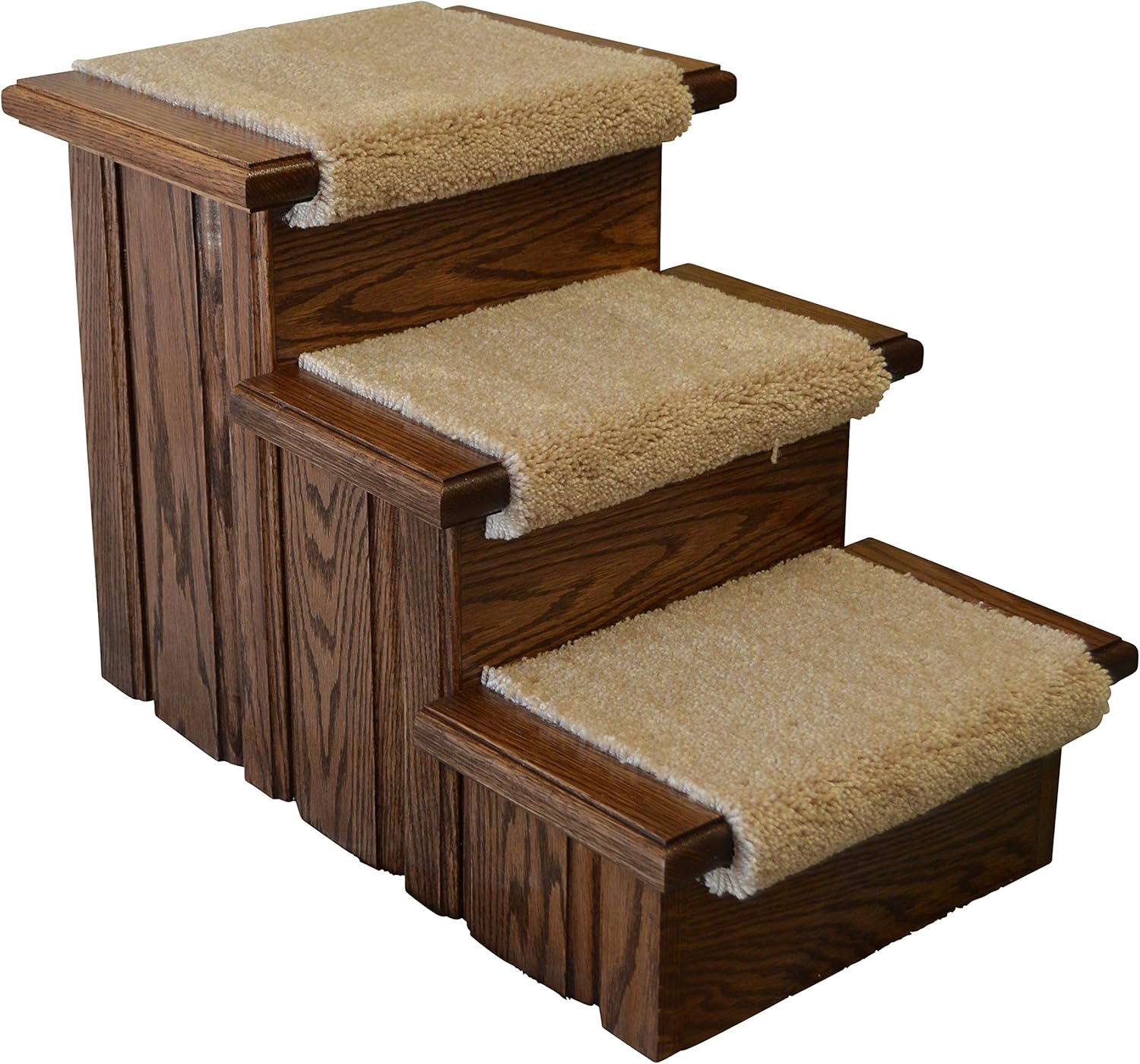 Premier Pet Steps Carpeted Tread Dog Steps, 17-Inch